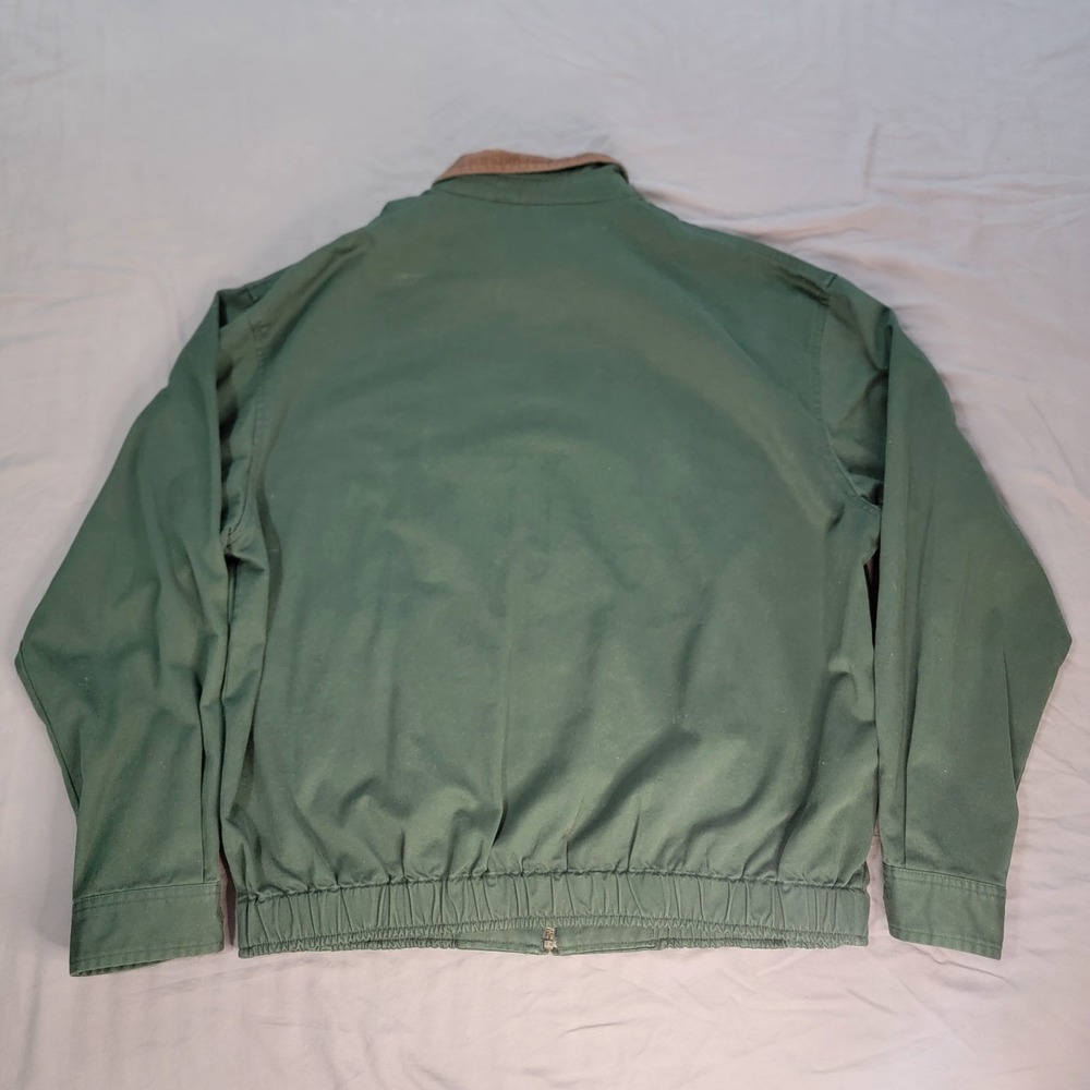 Vintage Polo Ralph Lauren Harrington Jacket Men's Large Full Zip Corduroy Collar - Picture 3 of 6
